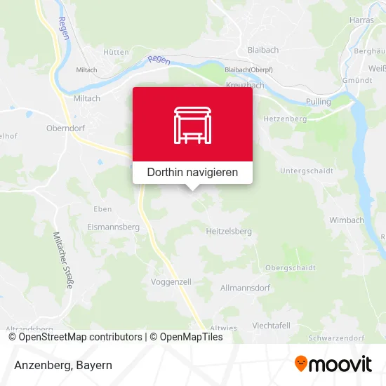 Anzenberg Karte
