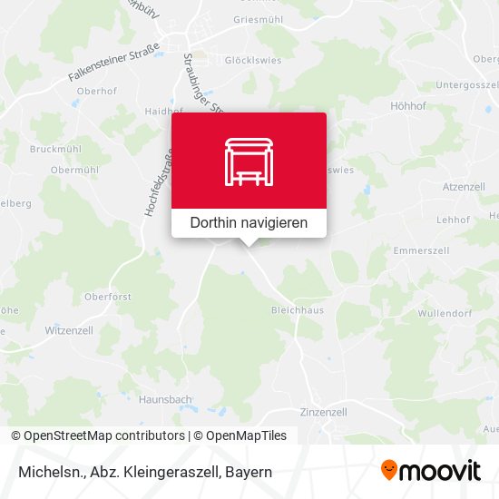 Michelsn., Abz. Kleingeraszell Karte