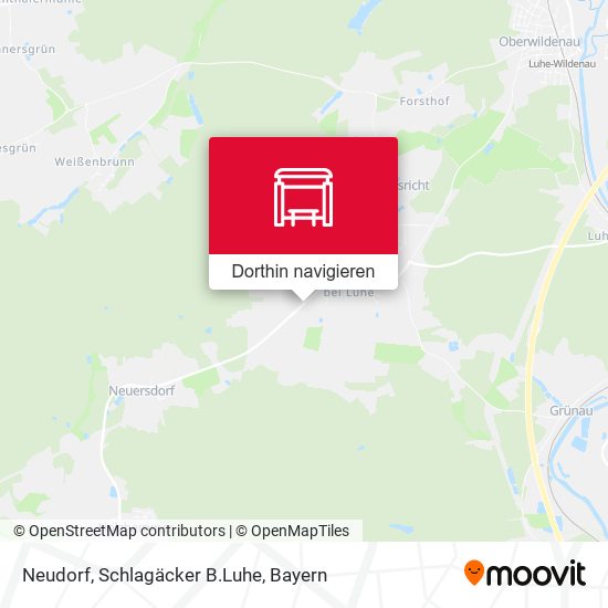 Neudorf, Schlagäcker B.Luhe Karte