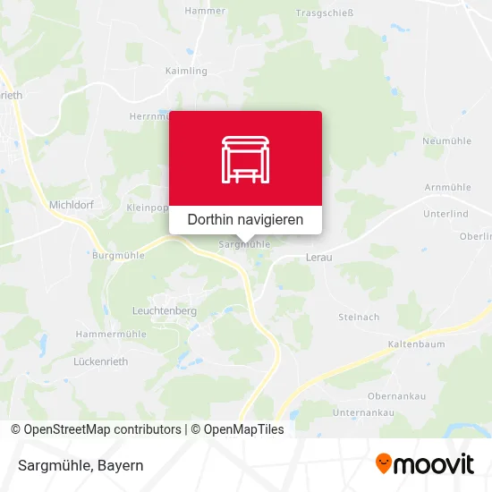 Sargmühle Karte