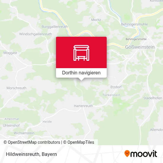 Hildweinsreuth Karte