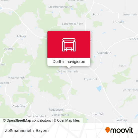 Zeßmannsrieth Karte