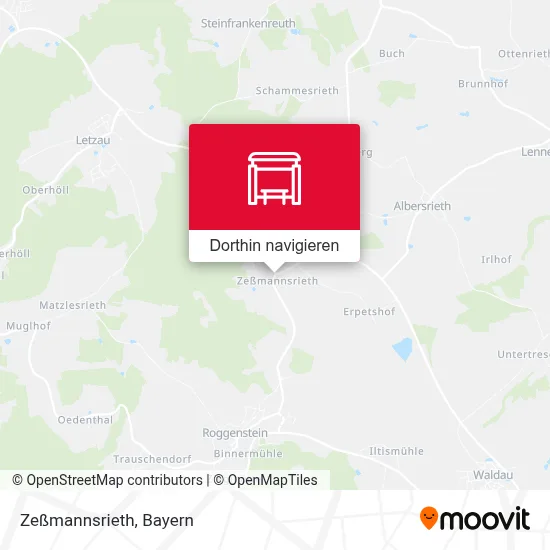Zeßmannsrieth Karte