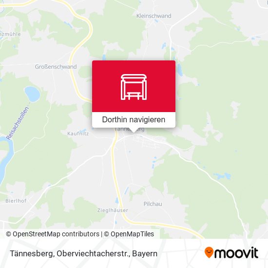 Tännesberg, Oberviechtacherstr. Karte