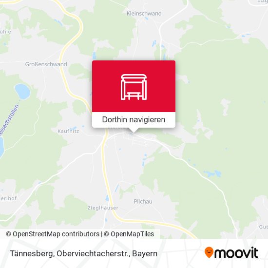 Tännesberg, Oberviechtacherstr. Karte