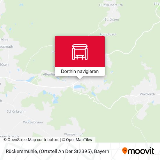 Rückersmühle, (Ortsteil An Der St2395) Karte