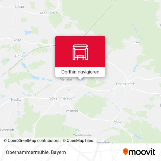 Oberhammermühle Karte