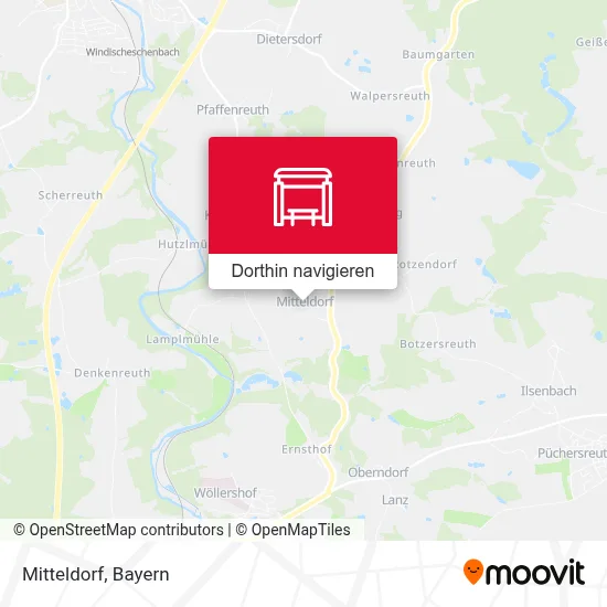 Mitteldorf Karte