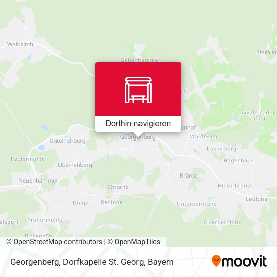 Georgenberg, Dorfkapelle St. Georg Karte