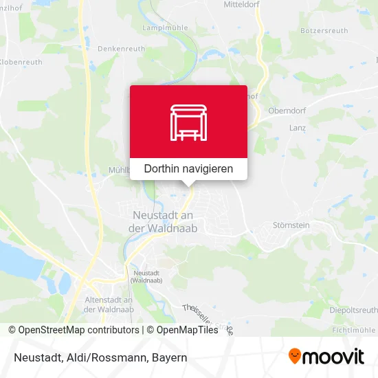 Neustadt, Aldi/Rossmann Karte