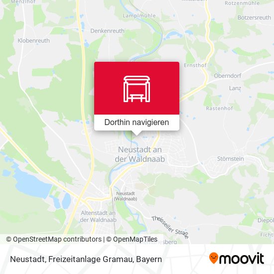Neustadt, Freizeitanlage Gramau Karte