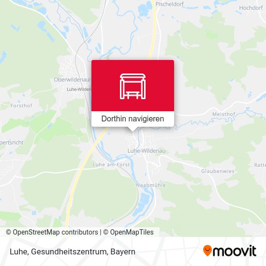 Luhe, Gesundheitszentrum Karte