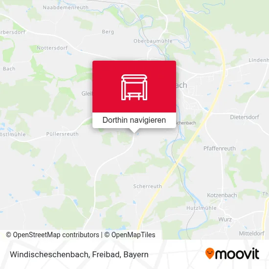 Windischeschenbach, Freibad Karte