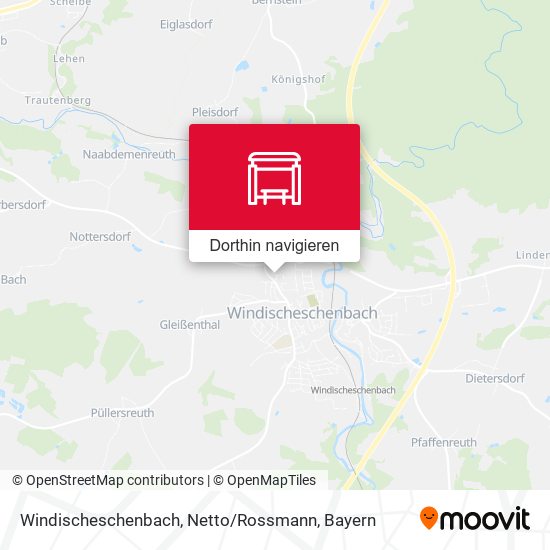 Windischeschenbach, Netto / Rossmann Karte