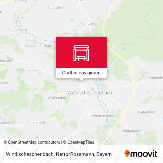 Windischeschenbach, Netto / Rossmann Karte
