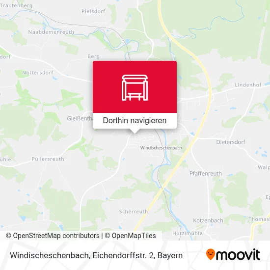 Windischeschenbach, Eichendorffstr. 2 Karte