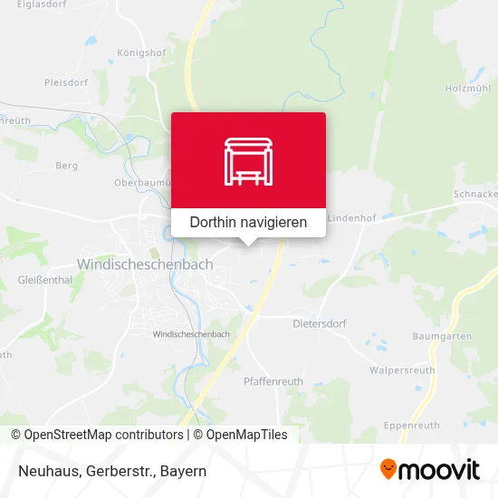 Neuhaus, Gerberstr. Karte