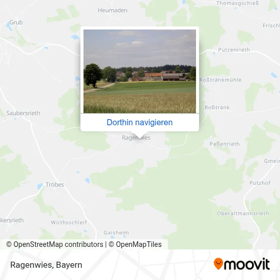 Ragenwies Karte