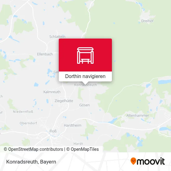 Konradsreuth Karte