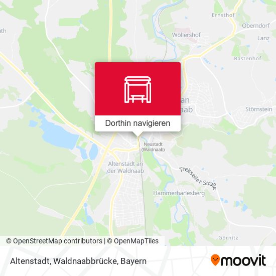 Altenstadt, Waldnaabbrücke Karte