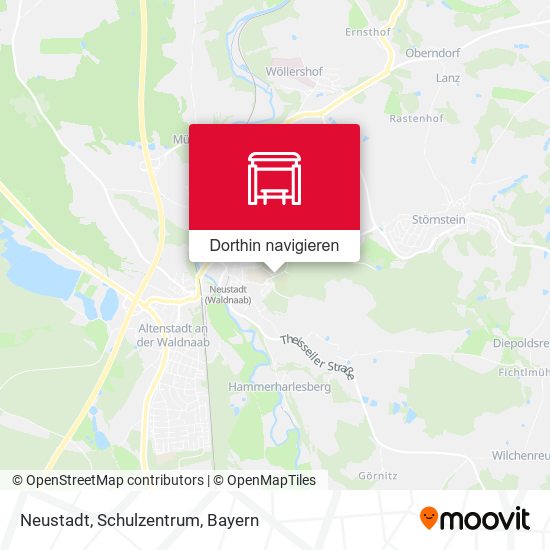 Neustadt, Schulzentrum Karte