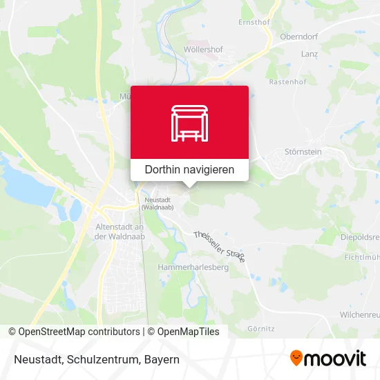Neustadt, Schulzentrum Karte