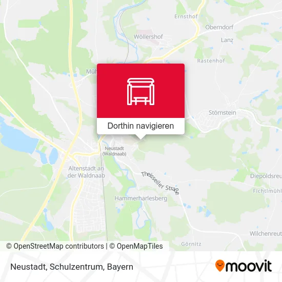 Neustadt, Schulzentrum Karte