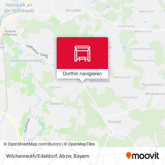 Wilchenreuth/Edeldorf, Abzw Karte