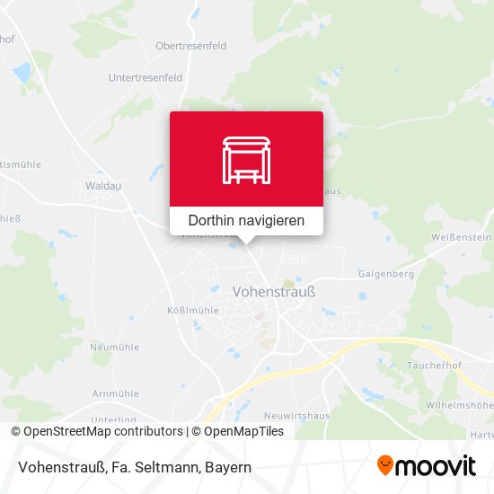 Vohenstrauß, Fa. Seltmann Karte
