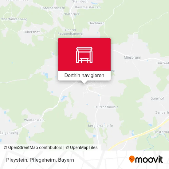 Pleystein, Pflegeheim Karte