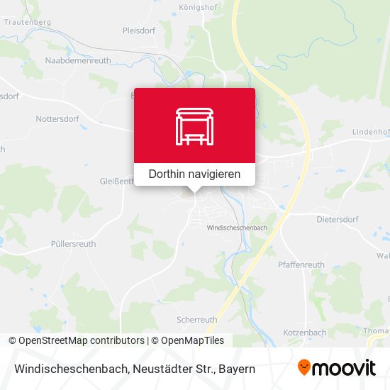 Windischeschenbach, Neustädter Str. Karte
