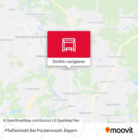 Pfaffenreuth Bei Püchersreuth Karte