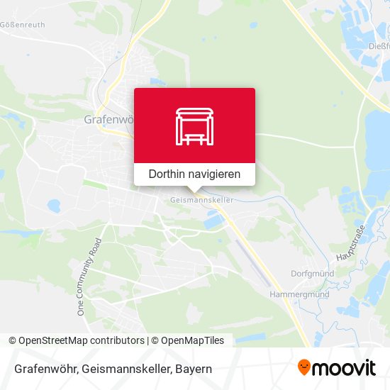 Grafenwöhr, Geismannskeller Karte