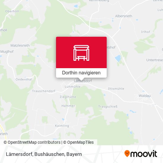 Lämersdorf, Bushäuschen Karte