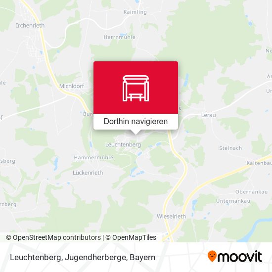 Leuchtenberg, Jugendherberge Karte