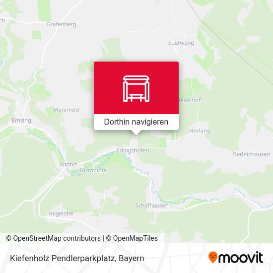 Kiefenholz Pendlerparkplatz Karte