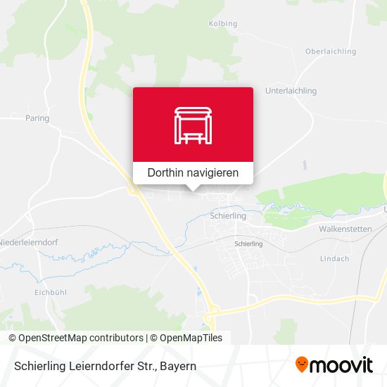 Schierling Leierndorfer Str. Karte