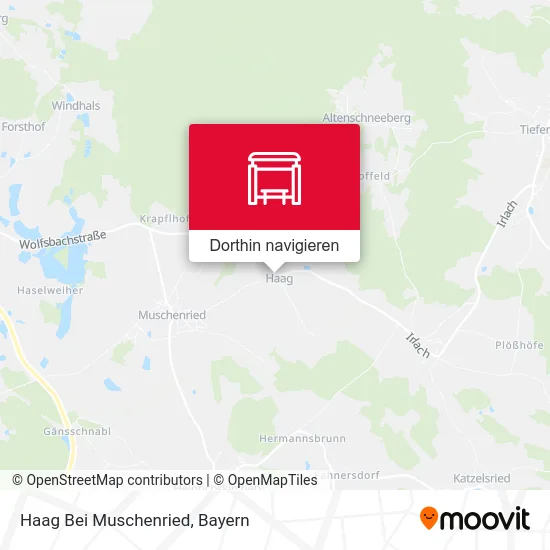 Haag Bei Muschenried Karte