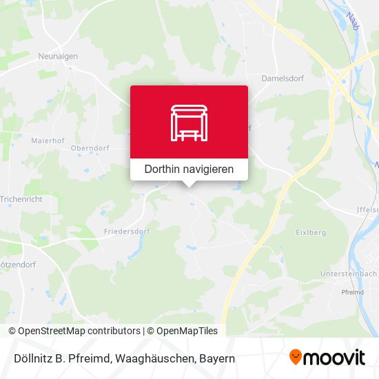 Döllnitz B. Pfreimd, Waaghäuschen Karte