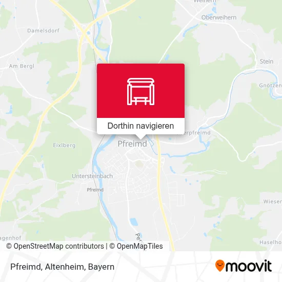 Pfreimd, Altenheim Karte