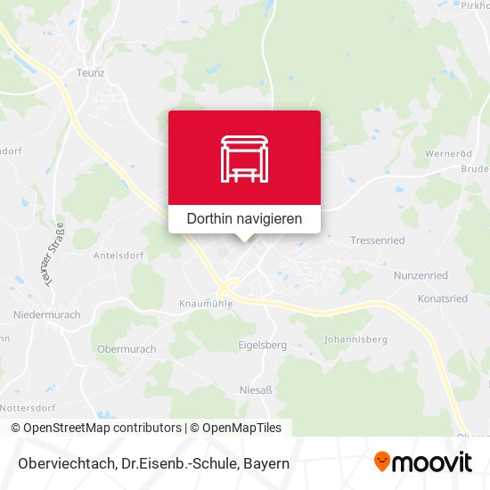 Oberviechtach, Dr.Eisenb.-Schule Karte