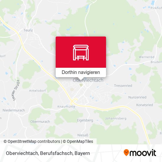 Oberviechtach, Berufsfachsch Karte