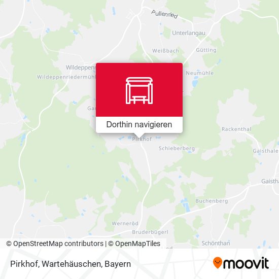 Pirkhof, Wartehäuschen Karte