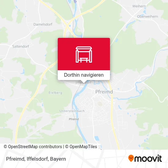 Pfreimd, Iffelsdorf Karte