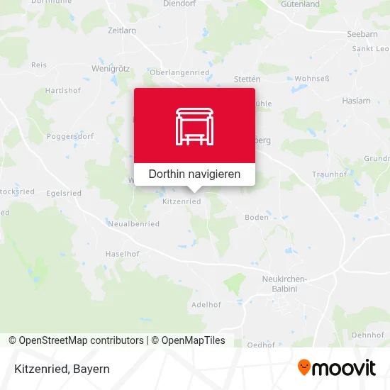 Kitzenried Karte