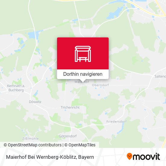 Maierhof Bei Wernberg-Köblitz Karte