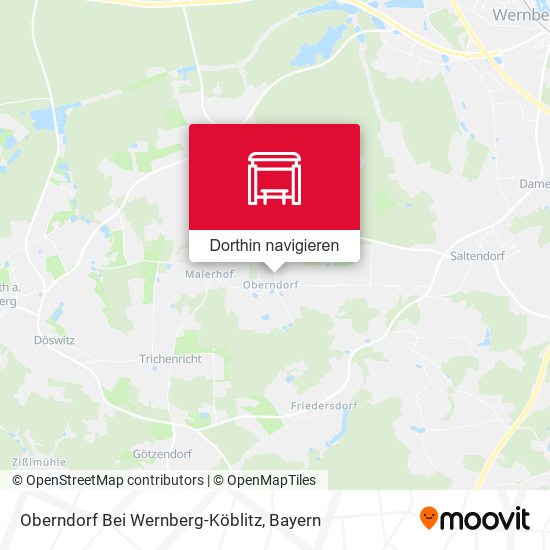 Oberndorf Bei Wernberg-Köblitz Karte