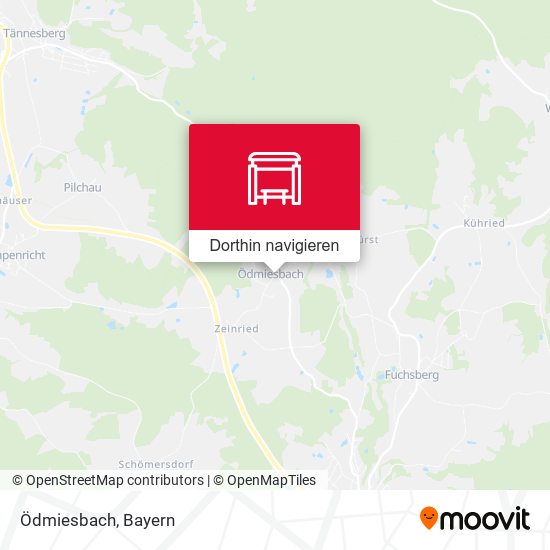 Ödmiesbach Karte