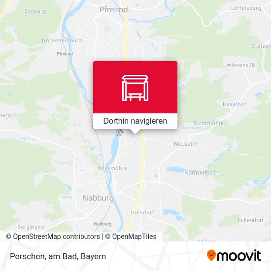 Perschen, am Bad Karte