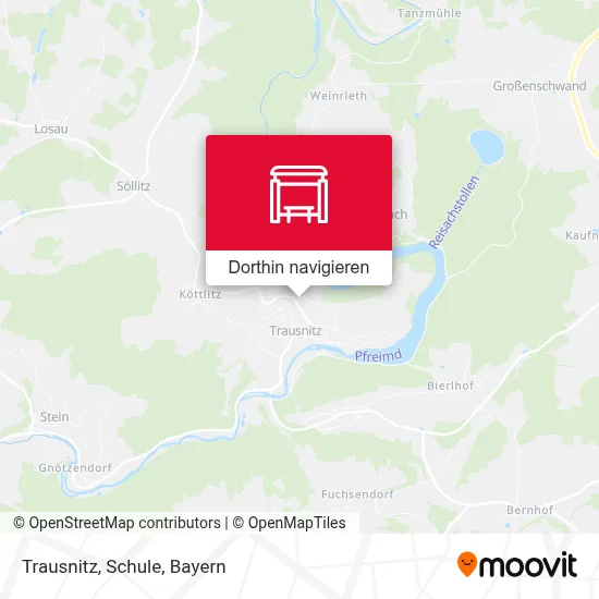 Trausnitz, Schule Karte